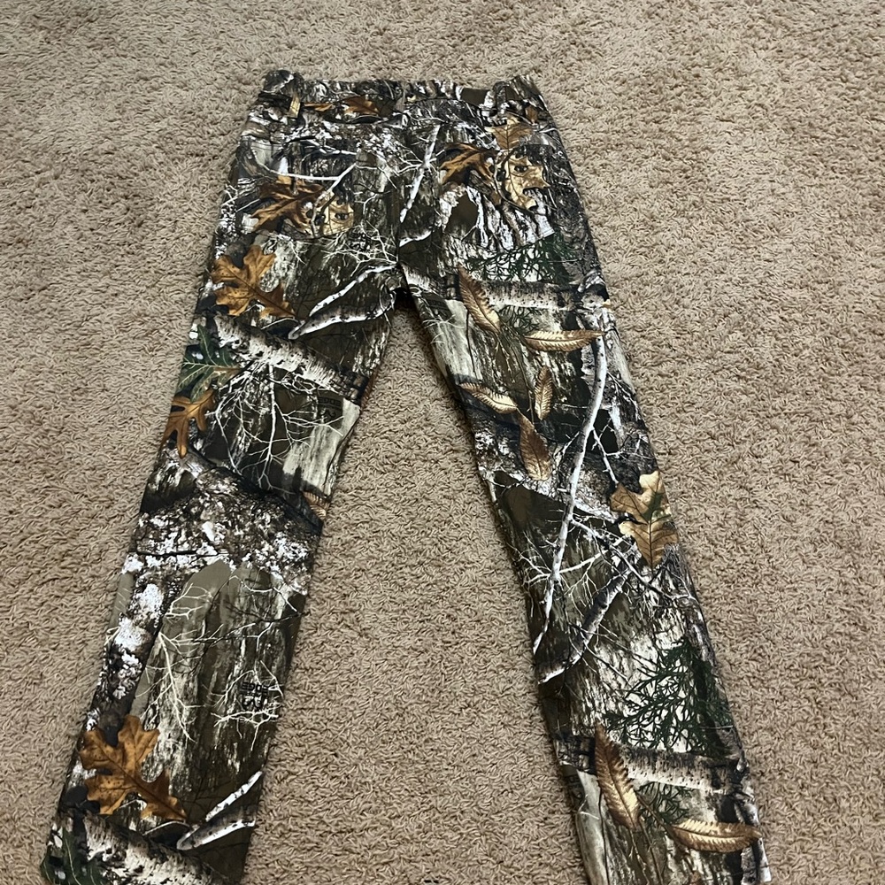 Realtree Camouflage Men's Pants - Brown and Green